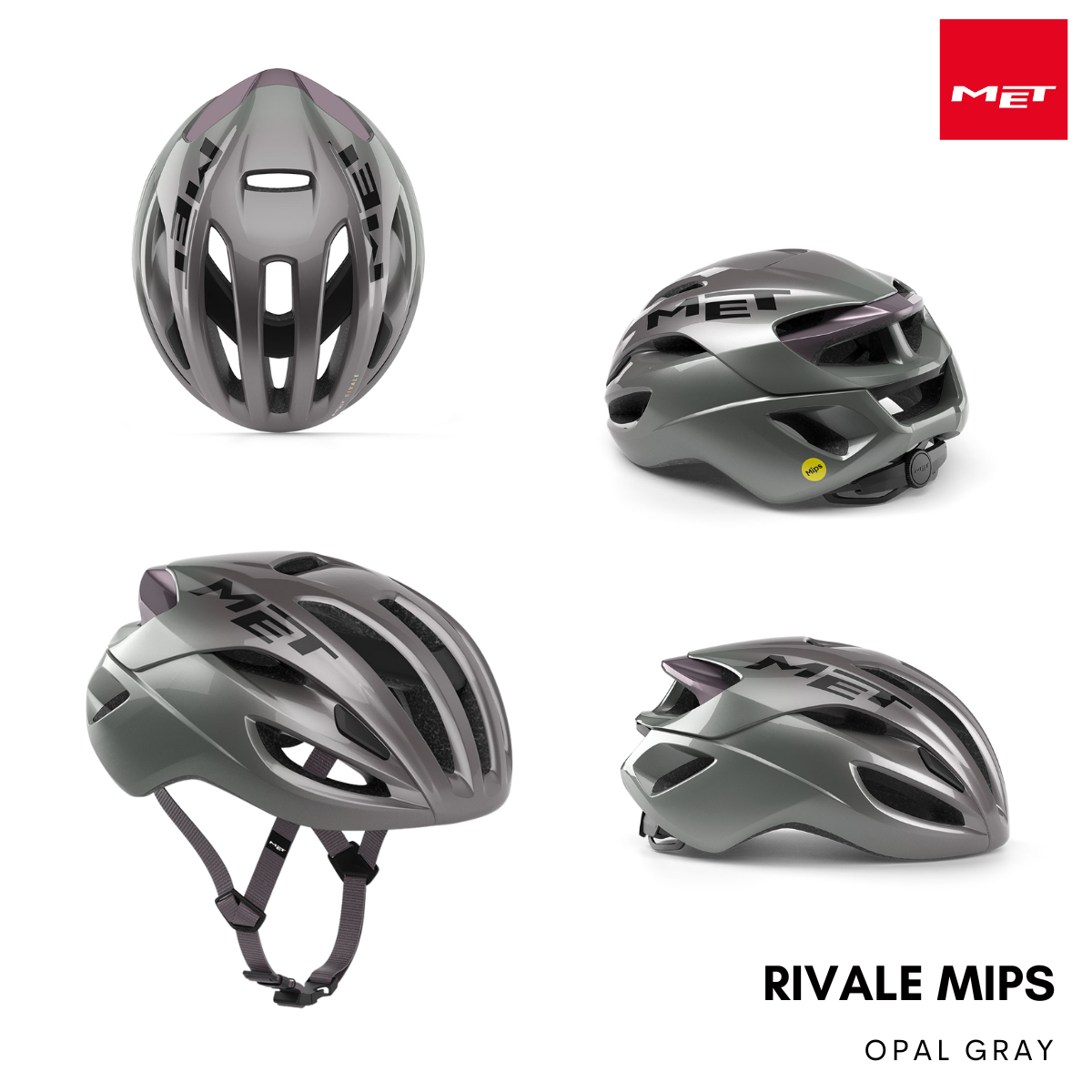 MET Rivale Mips Road Cycling Helmet (Asian Fit)