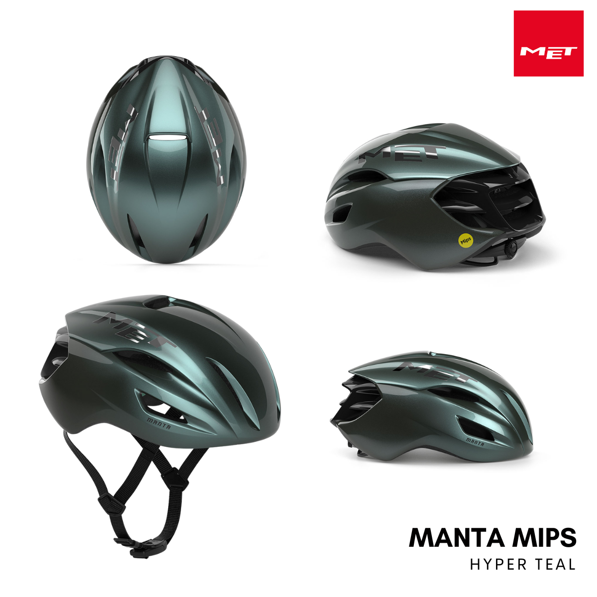 MET Manta Mips Aero Road Cycling Helmet