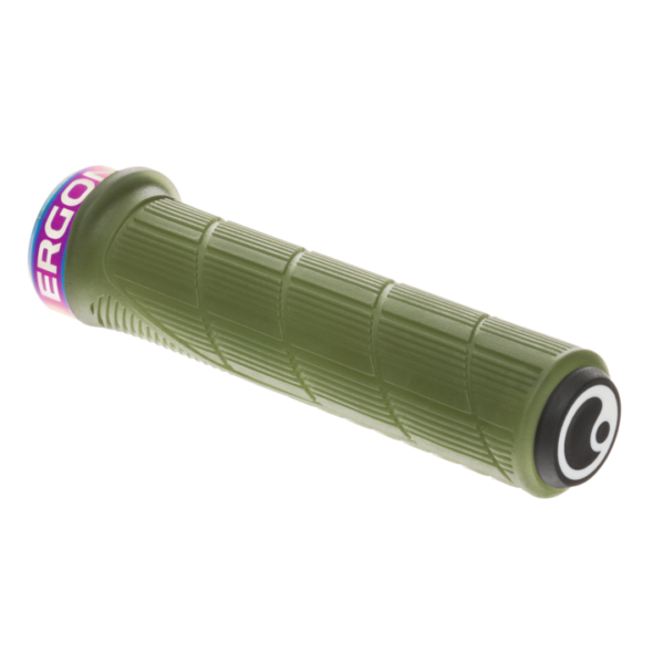 Ergon GD1 Evo Factory Grips for Downhill/MTB - frozen moss, oil-slick | The Bike Settlement