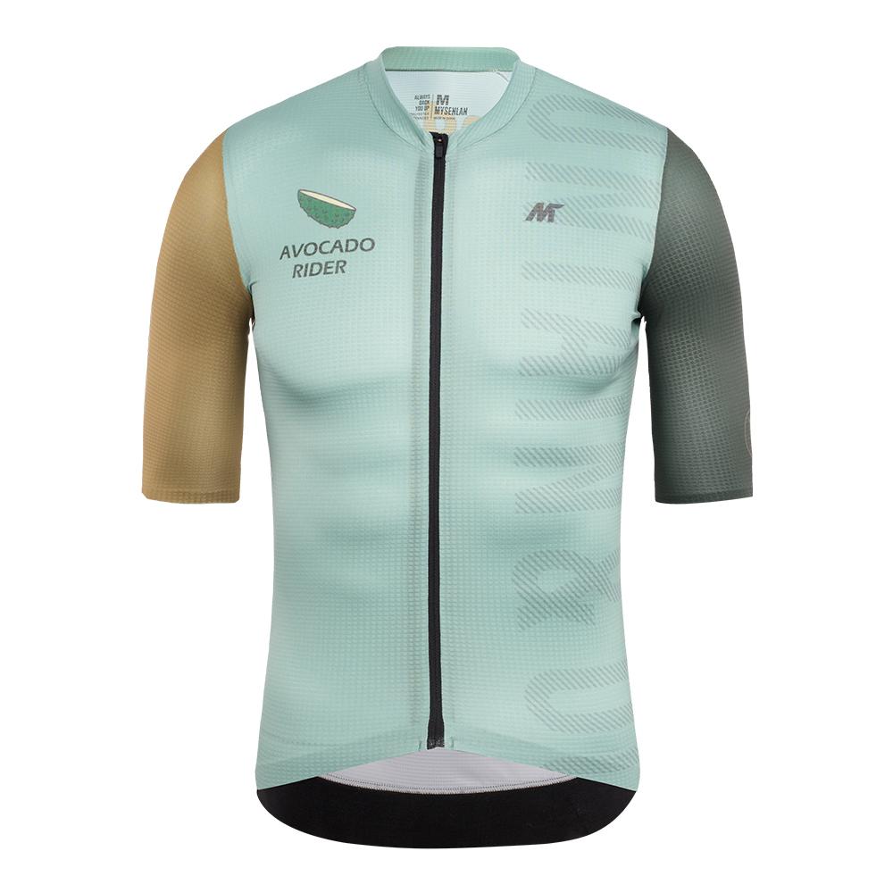 MBO Asian Art Series Men's Cycling Jersey - Avocado Rider