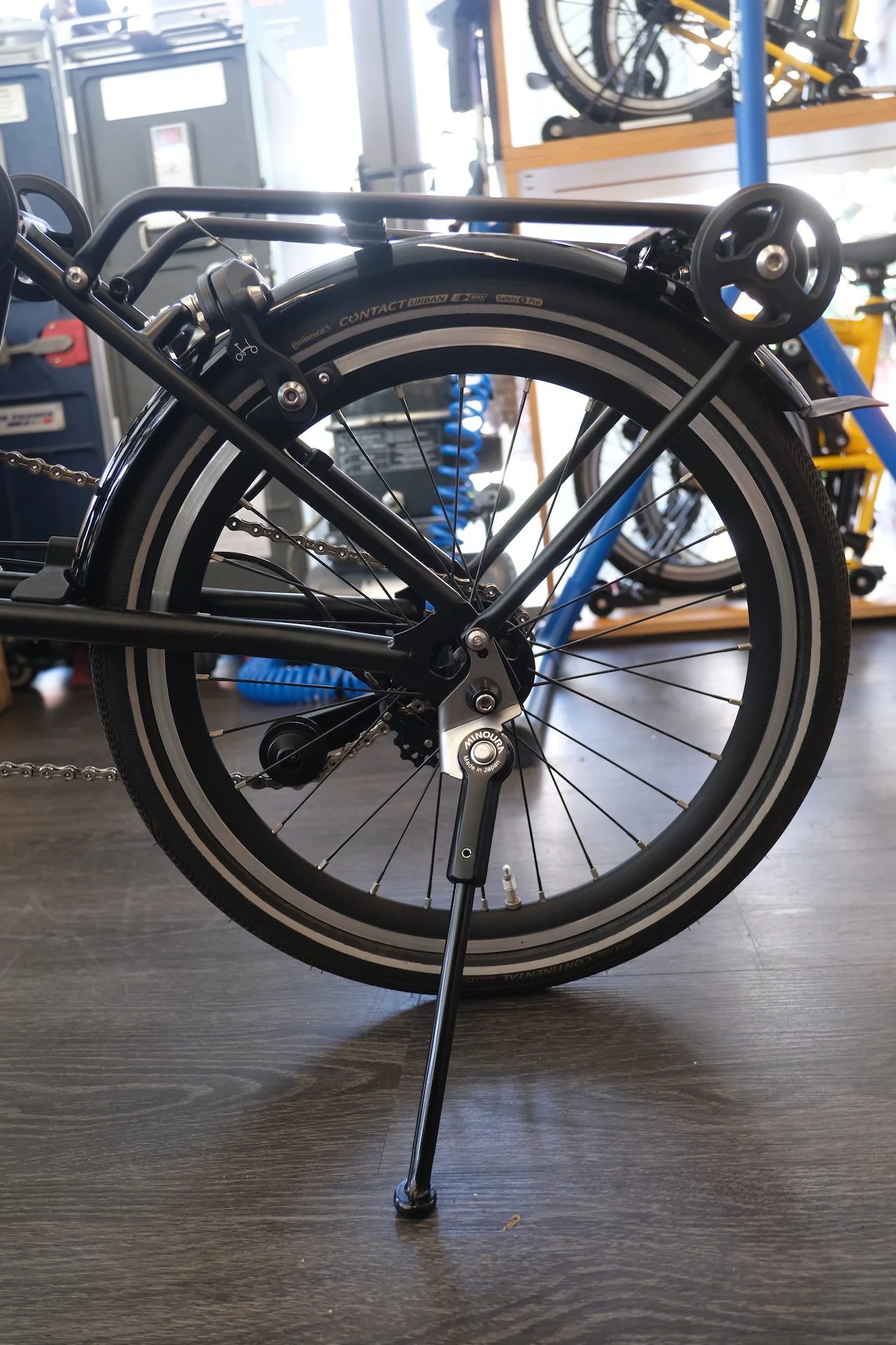 Minoura Brompton Side Stand Minoura SLMV-3 Kickstand For Brompton