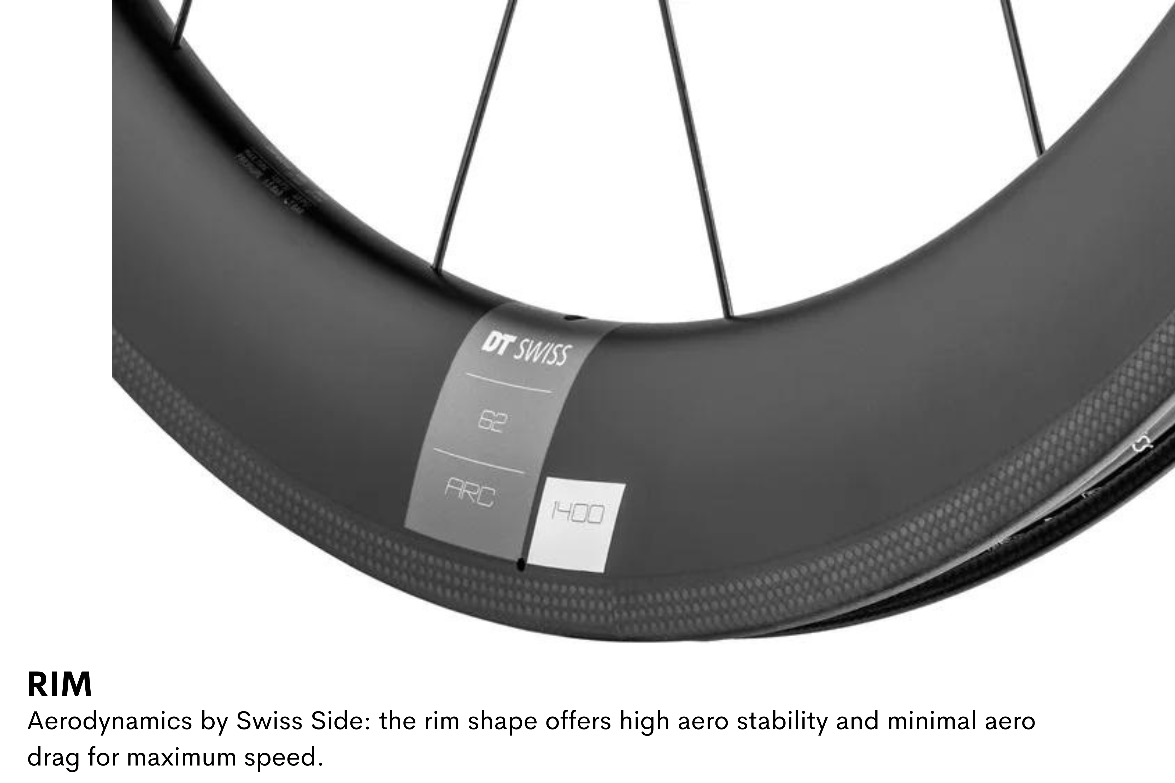 Aero Dt Swiss Arc 1400 Dicut Db 48 Carbon DT Swiss ARC 1400 DICUT