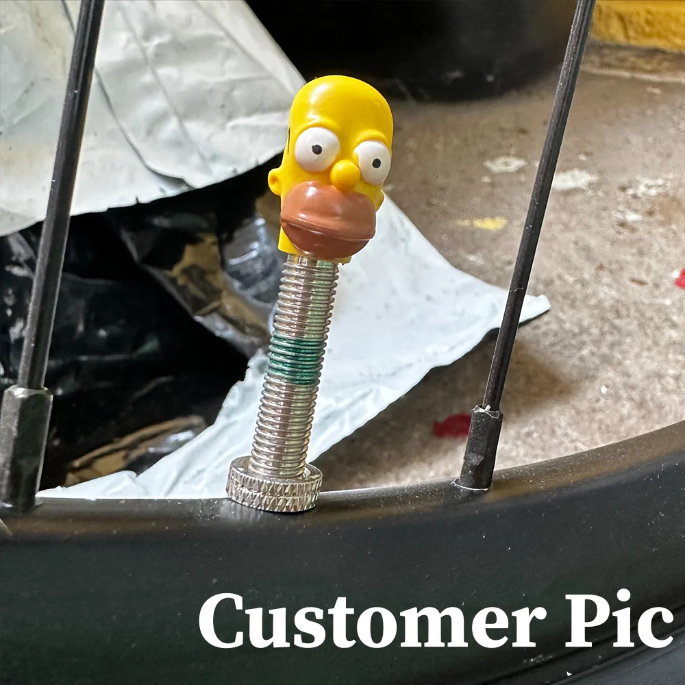 Brick Caps Valve Caps (Homer Simpson)