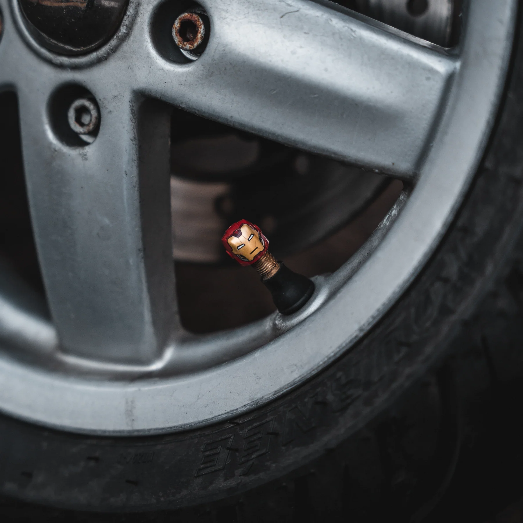Brick Caps Valve Caps (Iron Man)