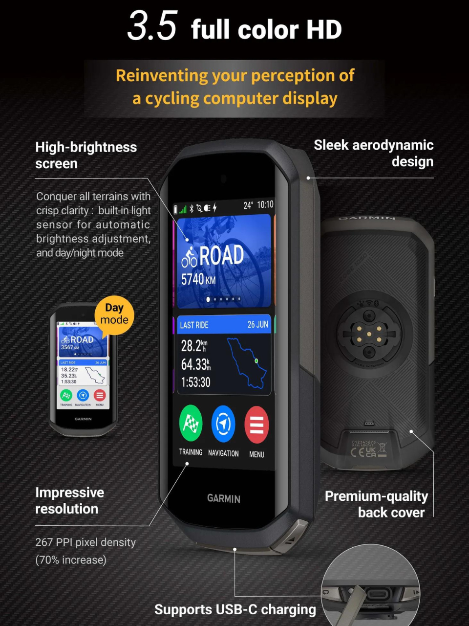 Garmin Premium Cycling Computer Gift Box Bundle With PlayBetter ...