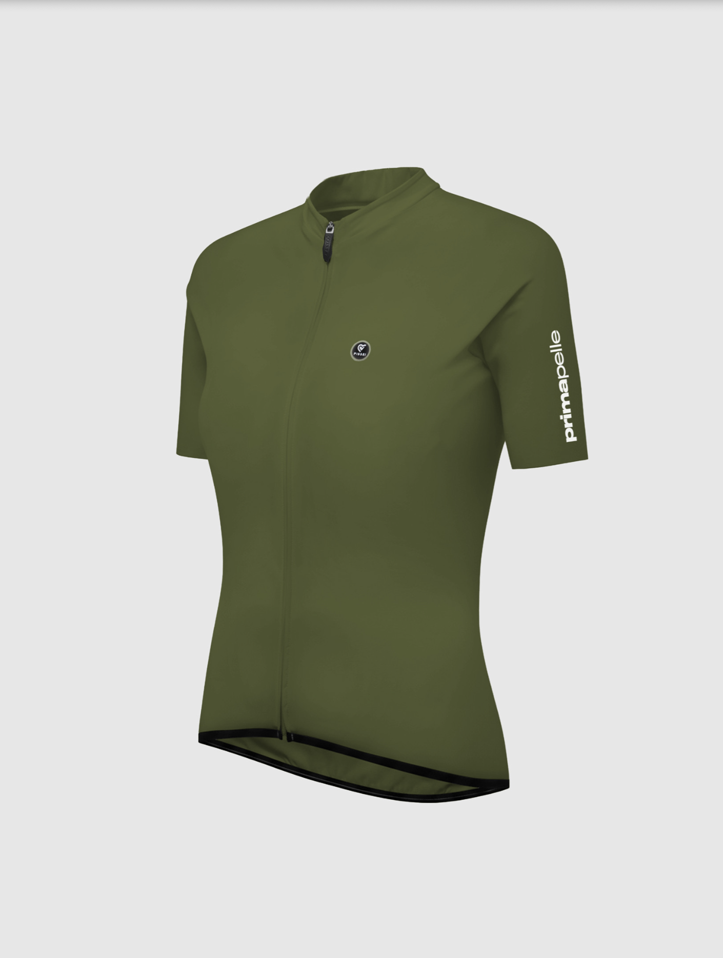 Pissei Primapelle Women's Short Sleeve Jersey (Verde Militare)