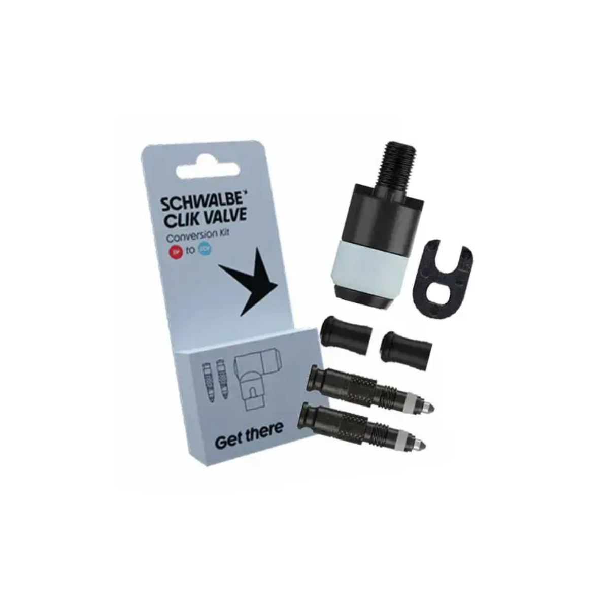 Schwalbe Clik Valve Conversion Kit SV-SCV
